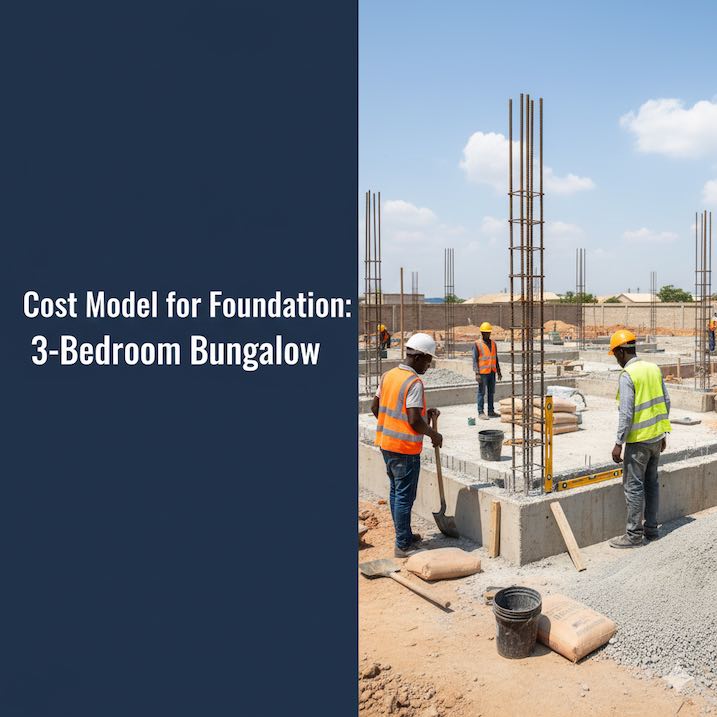 Cost Model for Foundation: 3-Bedroom Bungalow