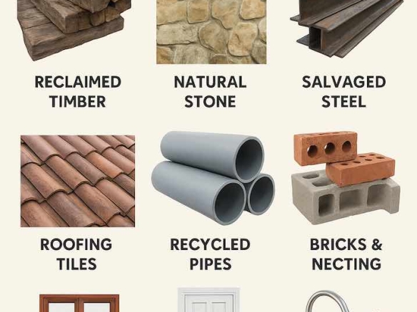 Reusing building materials